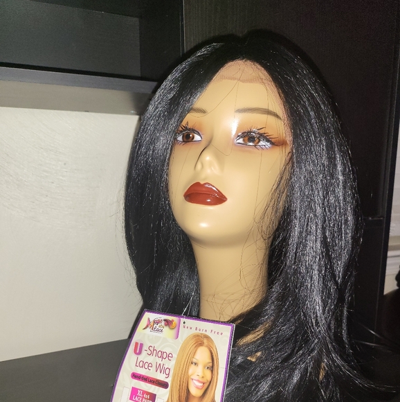 MAGIC LACE NEW BORN FREE U-SHAPE LACE FRONT WIG MLU02 (1B) - Picture 4 of 14